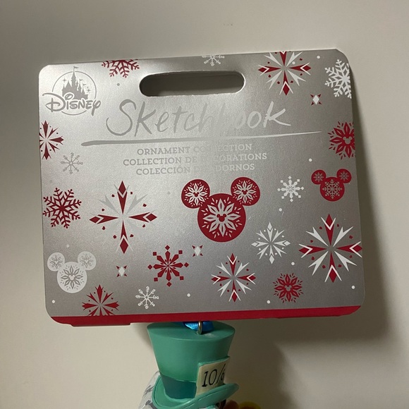 Disney Sketchbook Ornament Alice in Wonderland Mad Hatter Tea Party Unbirthday - Picture 11 of 12